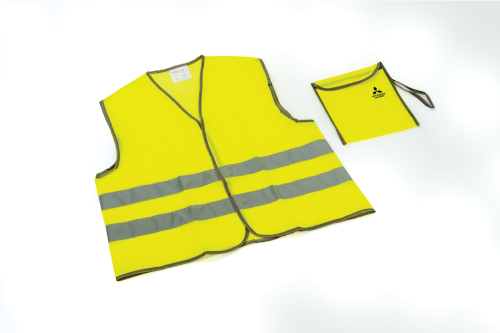 ЖИЛЕТ БЕЗПЕКИ З СВІТЛОВІДБИВАЮЧИМИ СМУЖКАМИ