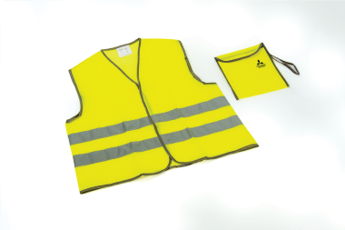 ЖИЛЕТ БЕЗПЕКИ З СВІТЛОВІДБИВАЮЧИМИ СМУЖКАМИ