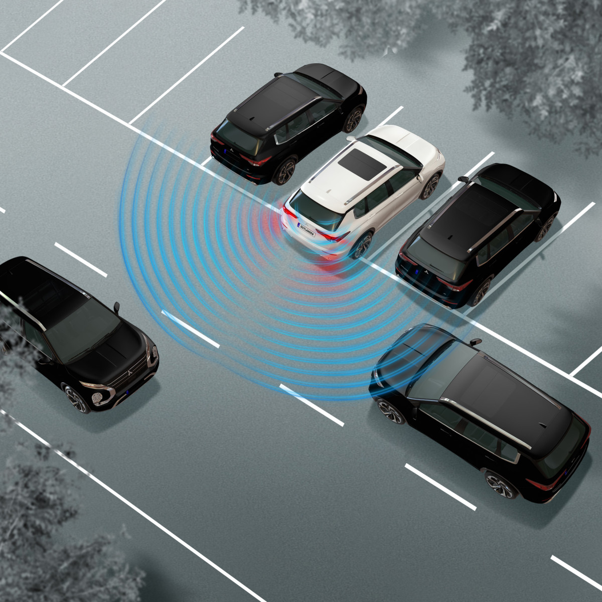 Система cповіщення про поперечний рух позаду (Rear Cross Traffic Alert [RCTA])